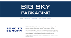 Desktop Screenshot of bigskypackaging.com